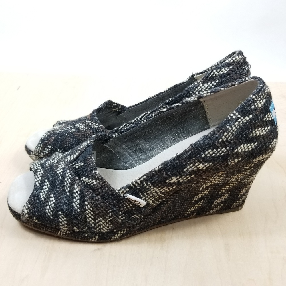 Toms Peep Toe Wedge Sandals 290911